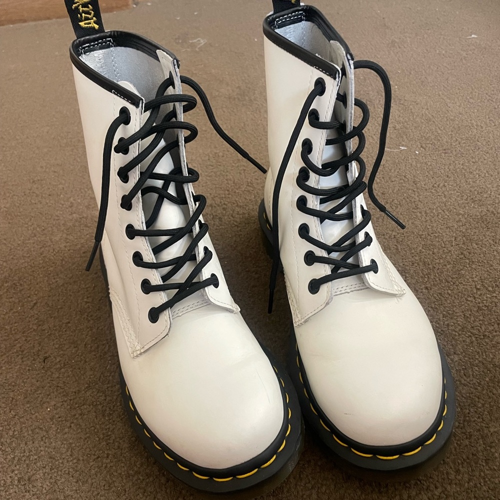 White Dr Martens